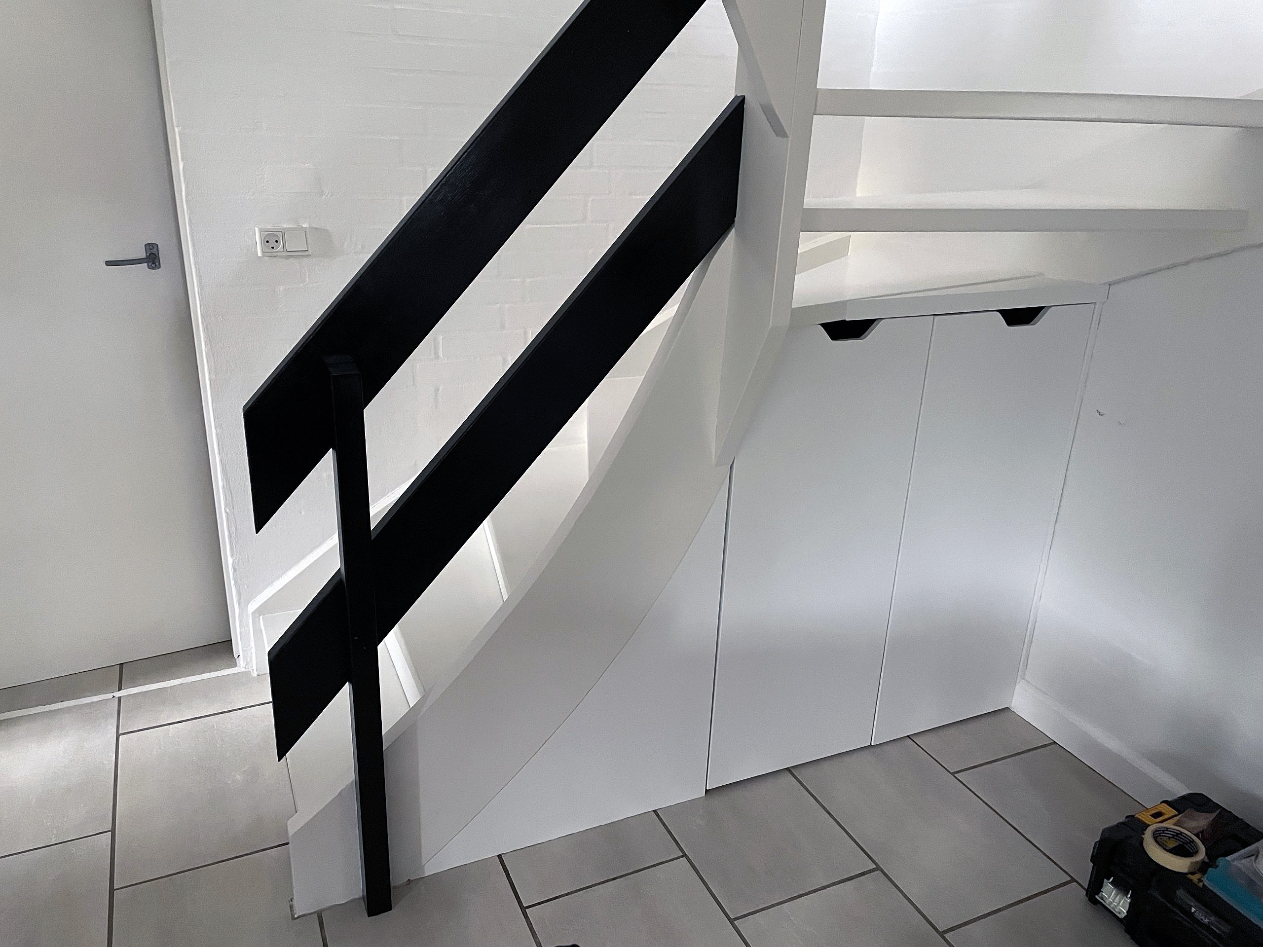 Genial udnyttelse af trappen!