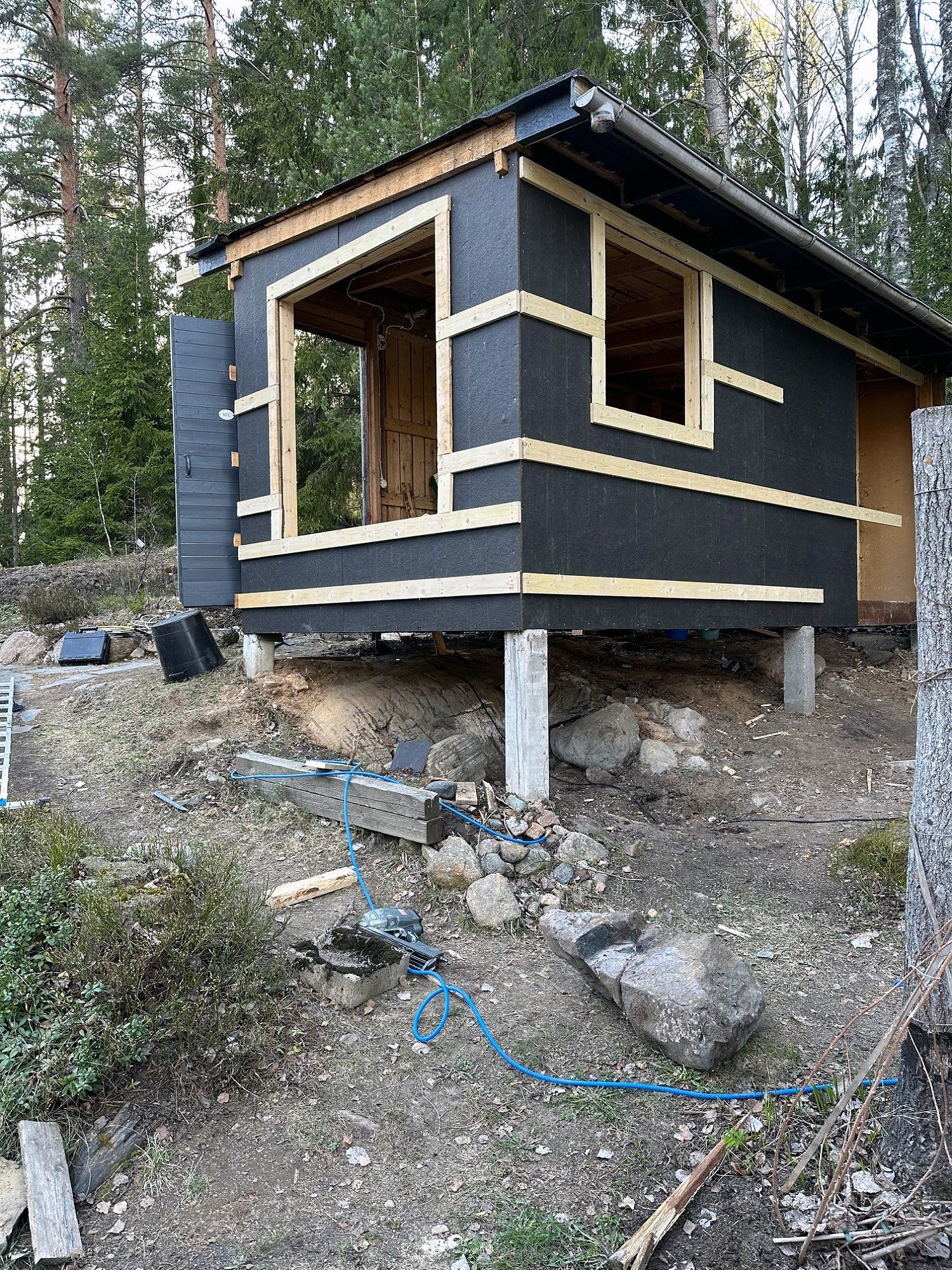 Nyt liv til gammel hytte