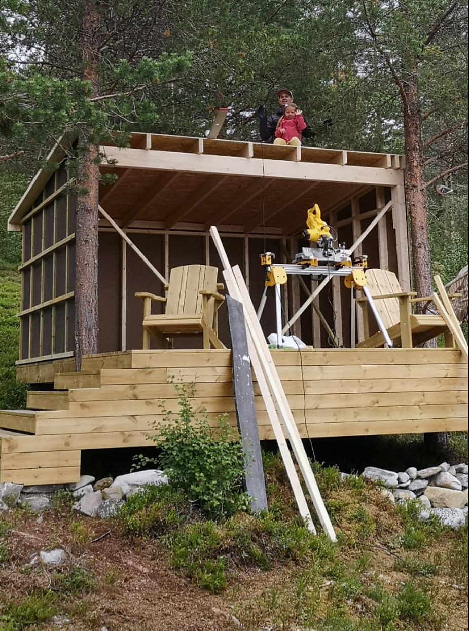 Shelter med fuld ståhøjde