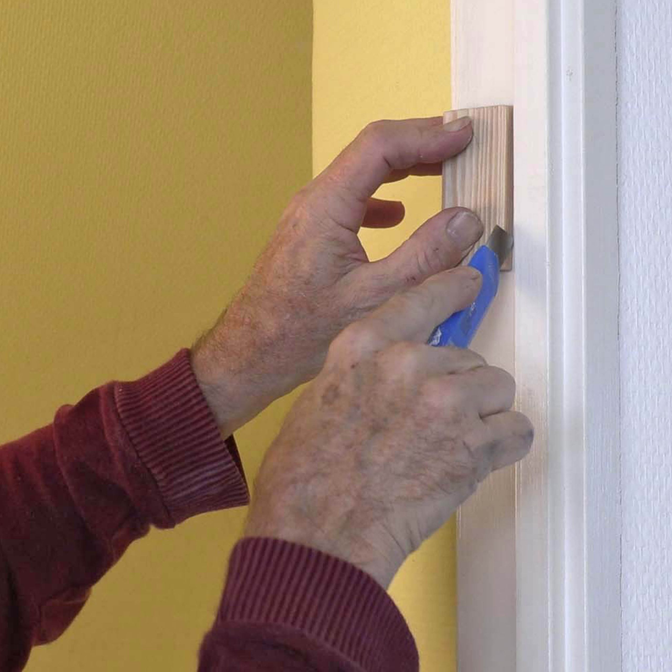 Ovensaranan reiät: Käytä mattoveistä merkkien tekemiseen