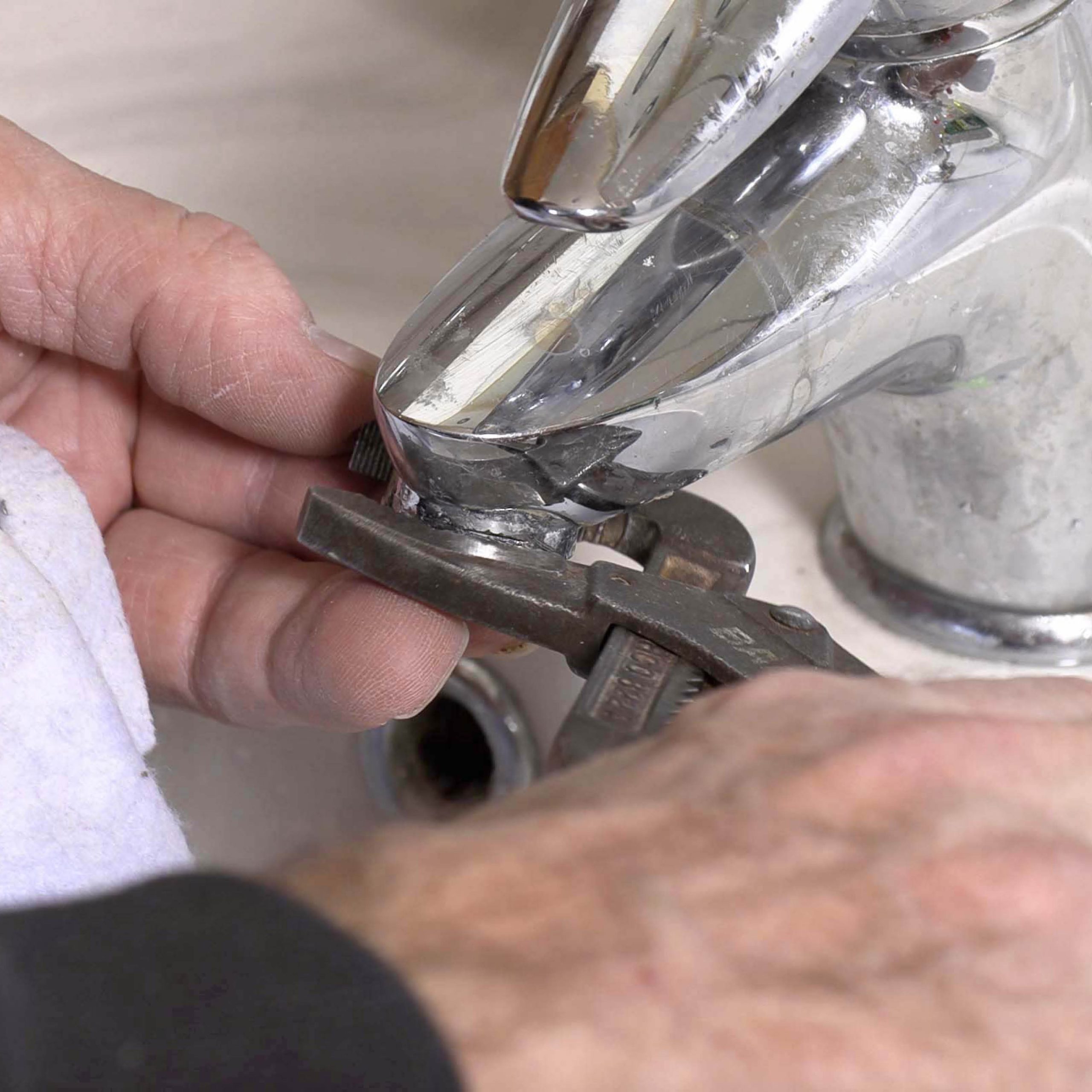 Vann spruter: Vannsilen må skrus av