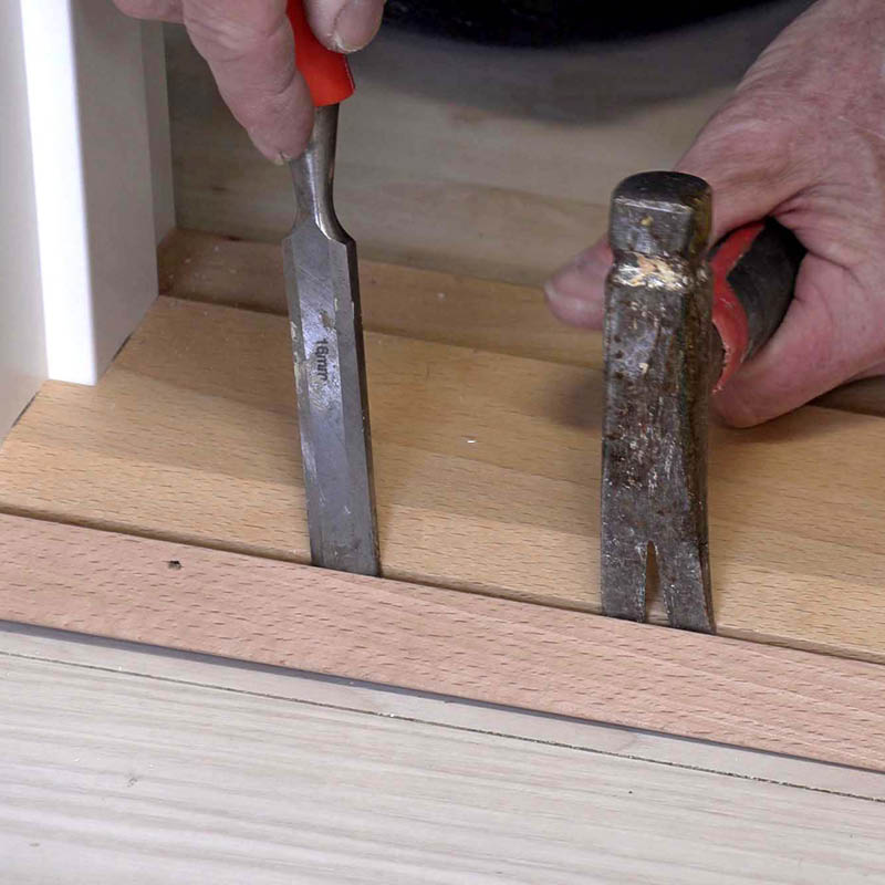 Nariseva kynnys: Irrota kynnyslista