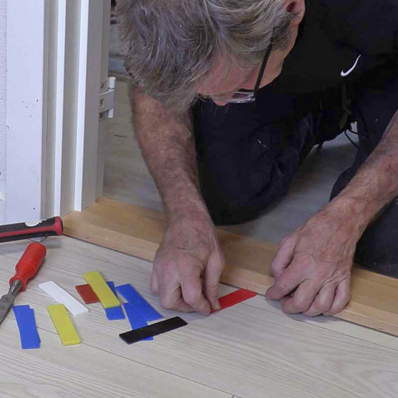 Nariseva kynnys: Valitse sopivan paksuiset liuskat kynnyksen tueksi