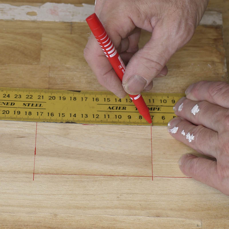 Rør i rør kjøkkenbenk: Merk opp til lappen