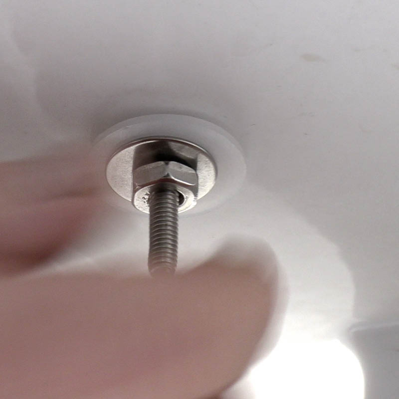 Toiletbrættet er løst