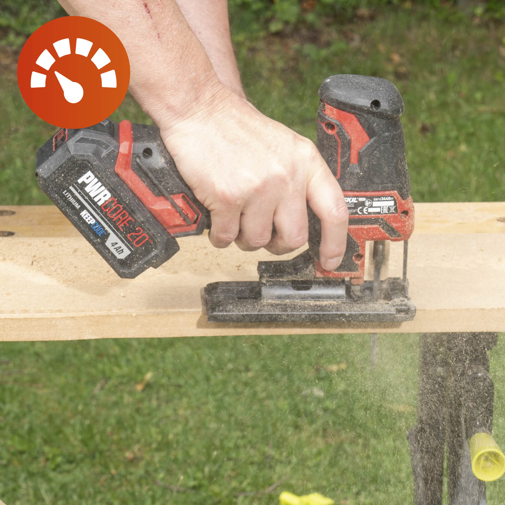 Stikksager test: Hastighet