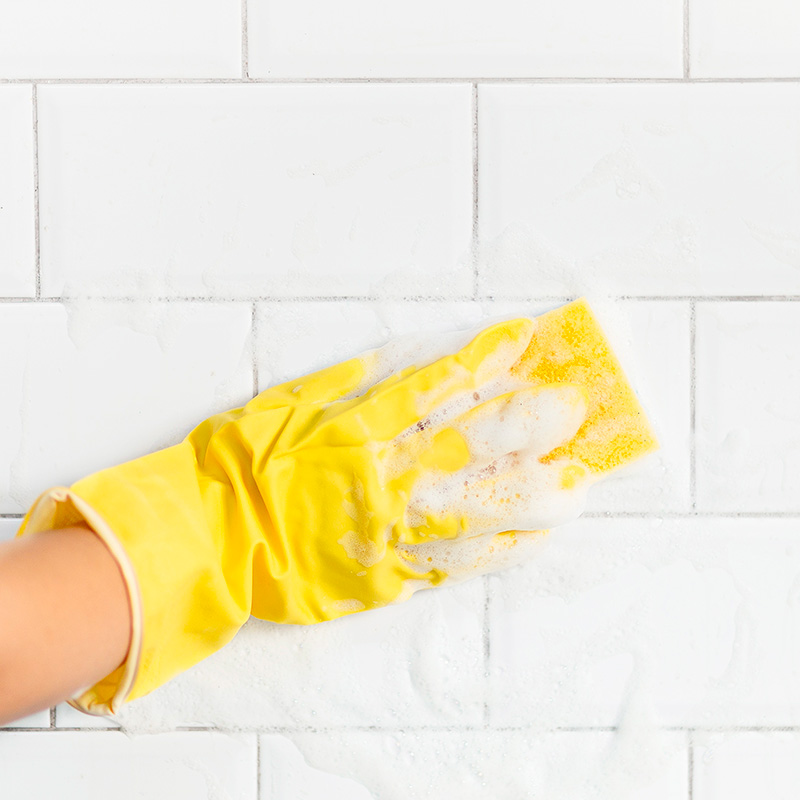 Ta bort kalk på klinkers