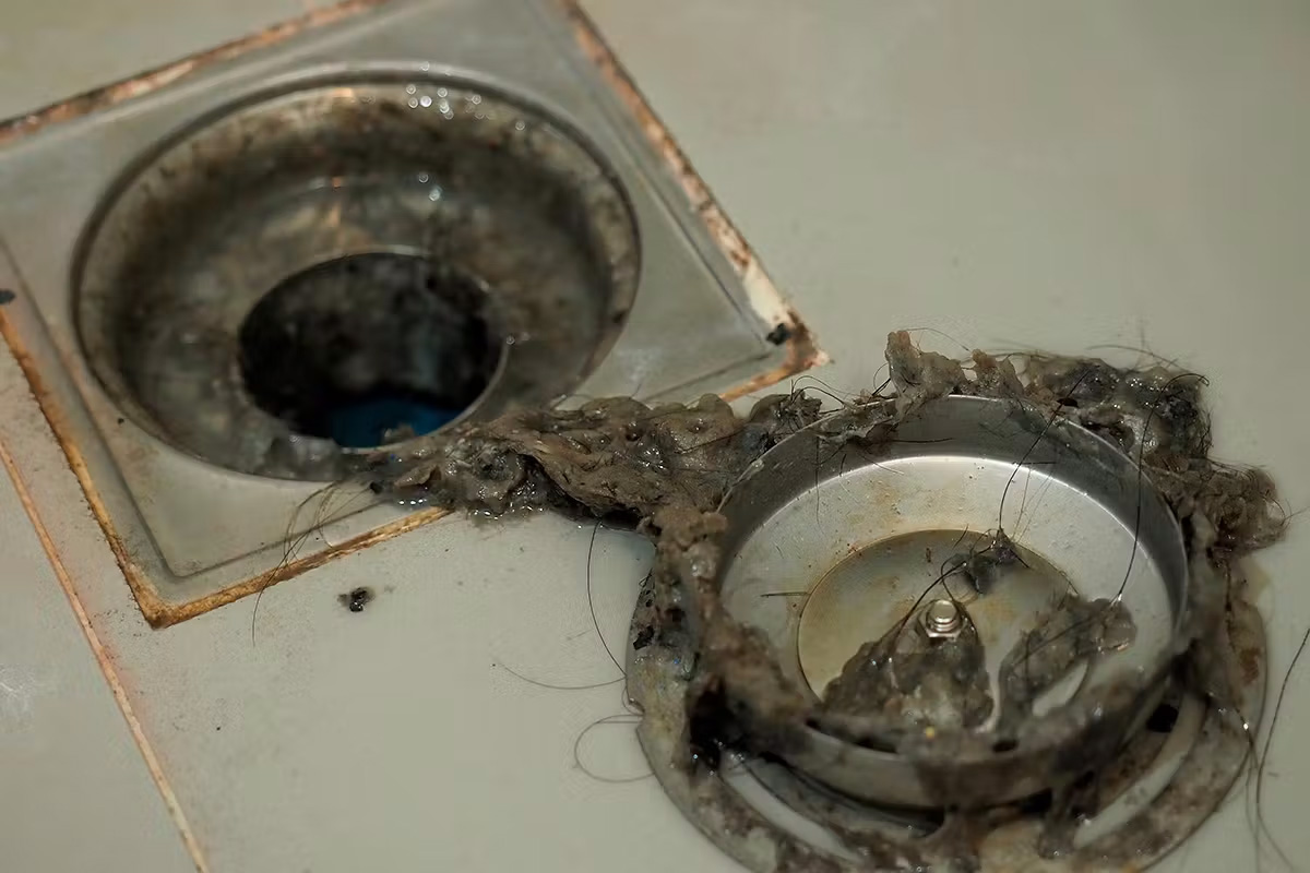 Viemärin haju sisällä