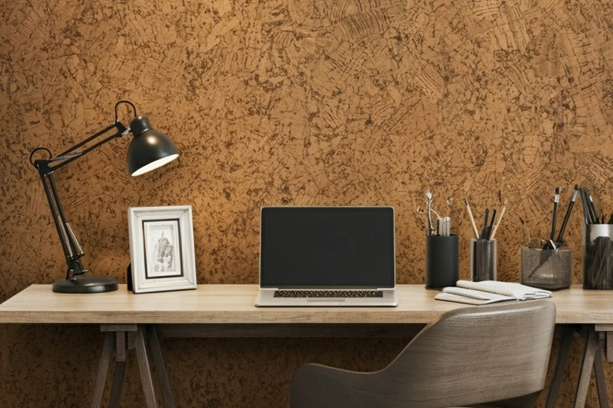 Kork væg
