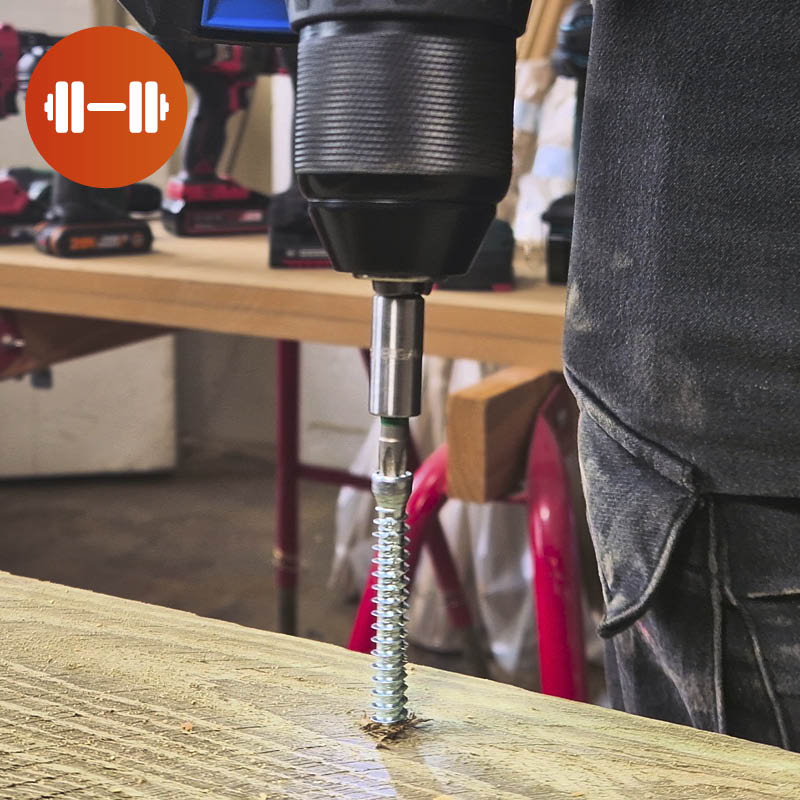 Porakone-ruuvinvääntimet testi: Voima