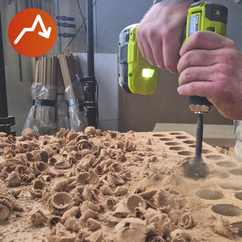 Bore-/skruemaskine test: Udholdenhed