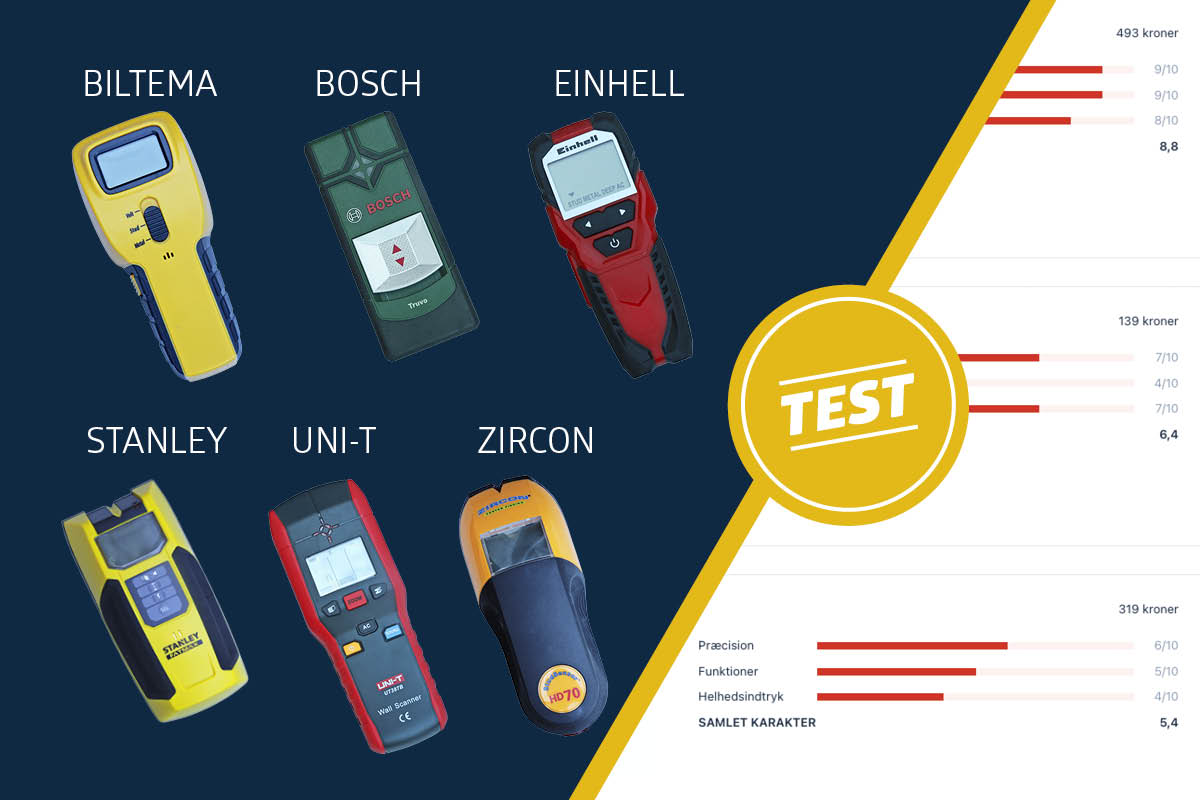 Vægscanner: Vi tester 6 vægscannere