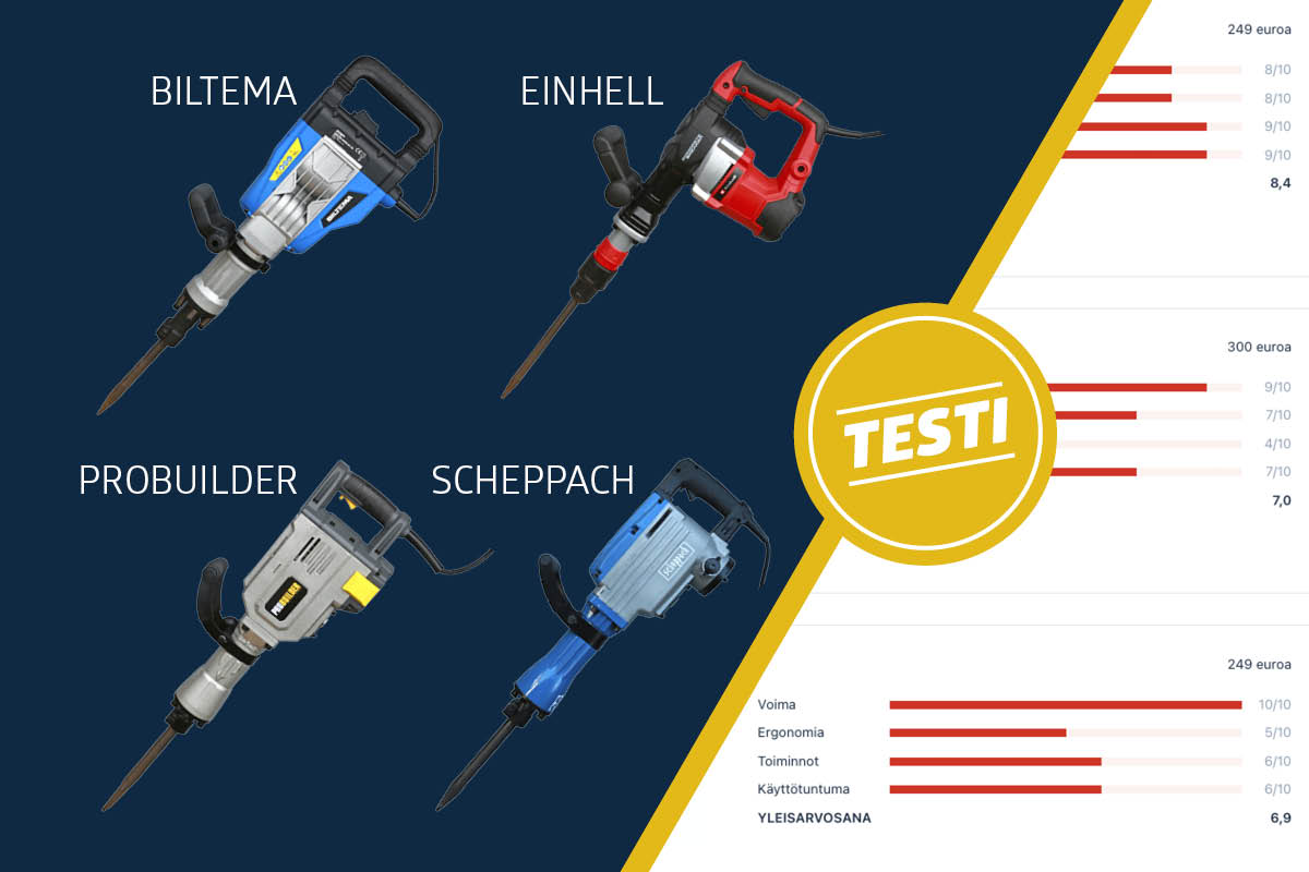 Testissä piikkauskoneet