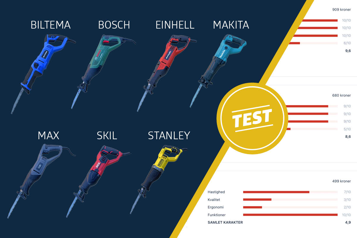 Vi tester 7 bajonetsave med ledning