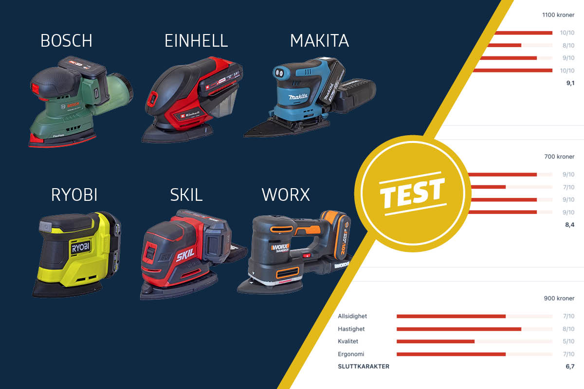 Multislipere på batteri