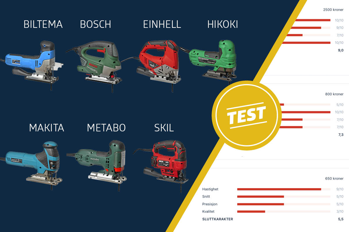 Test av stikksager med ledning