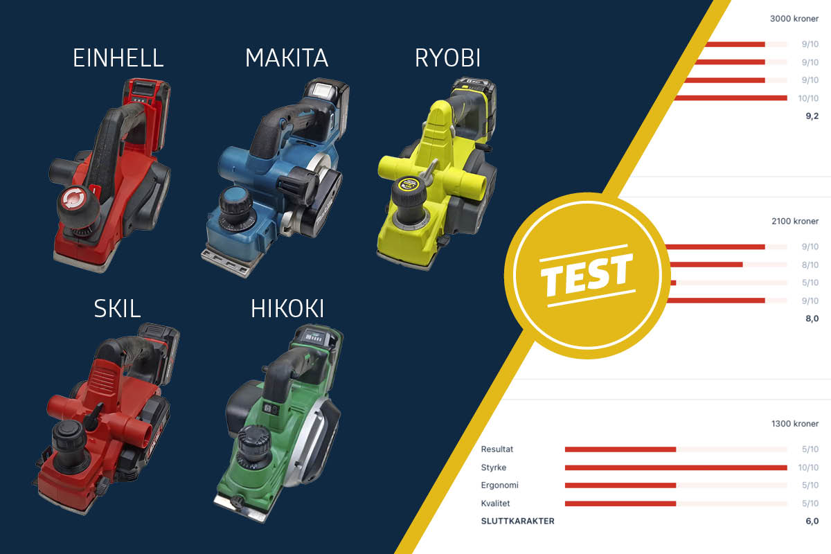 El-høvler på batteri