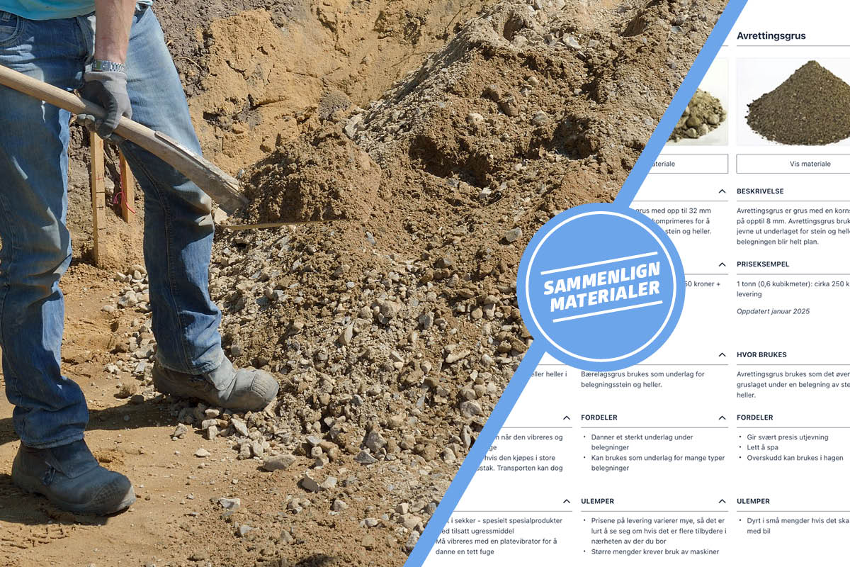 Grus til belegninger