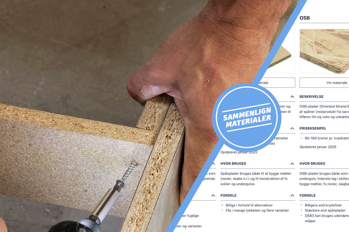 Byggeplader til træ