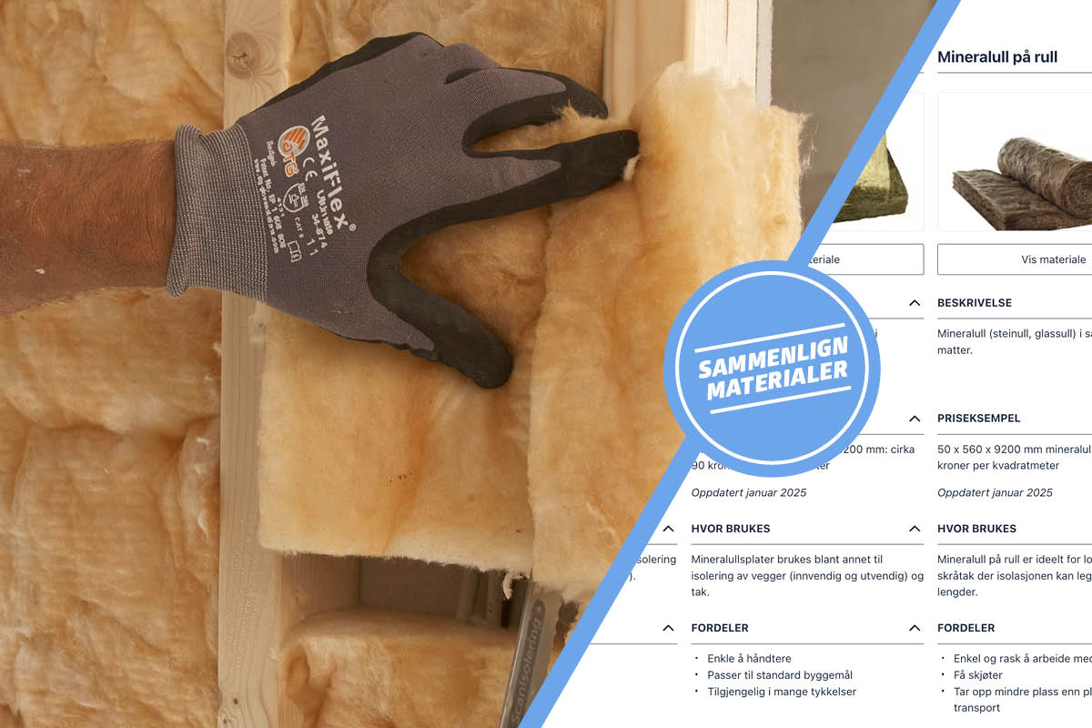 Isolasjon til vegger