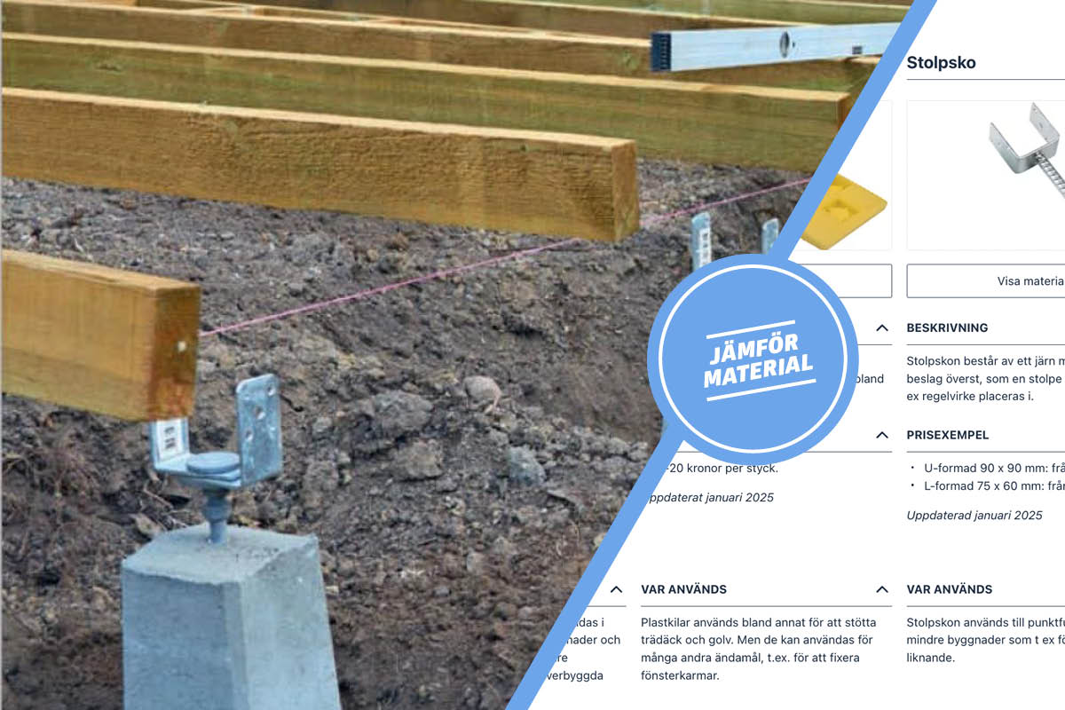 Stomme till trädäck