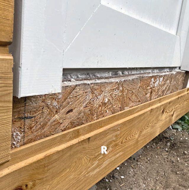 Isolert anneks: Kledningsbord tilpasses i isolert anneks