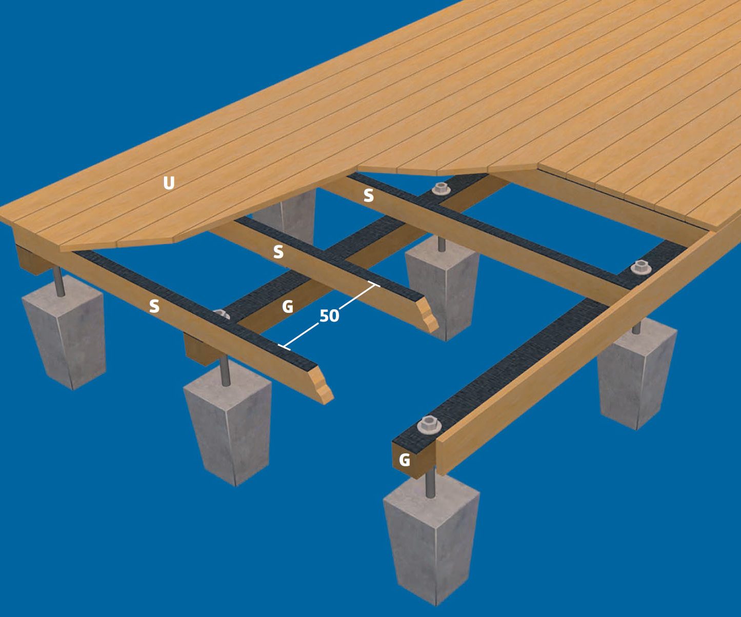 Bygg isolerad gäststuga med trädäck