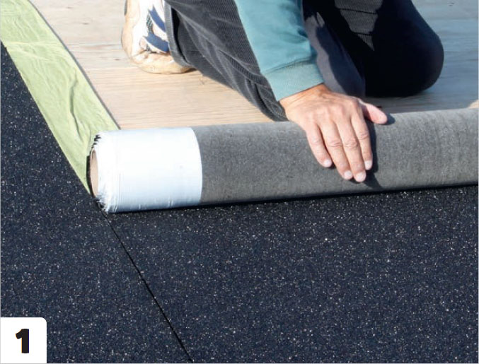 Byg shelter med græstag