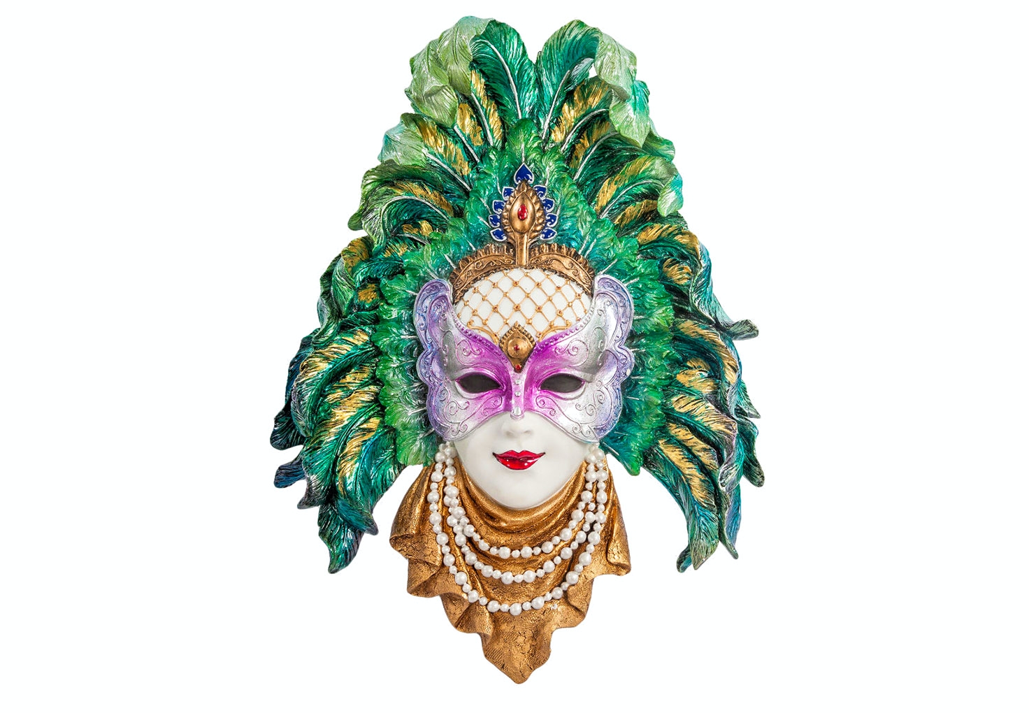 Венецианская Маска Fiori D`Arancio Ilaria Swarovski для роскошного изящества Венецианская Маска Fiori D`Arancio Ilaria Swarovski для роскошного изящества