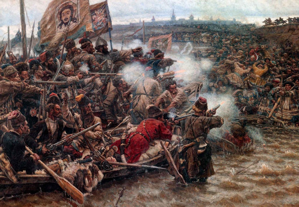 Jermak-krig-i-Sibirien Kozakken in oorlog in Siberië