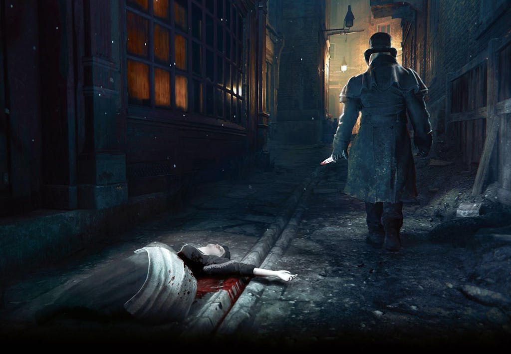 Viiltäjä-Jack ja murhan uhri kujalla Viiltäjä-Jack ja murhan uhri kujalla