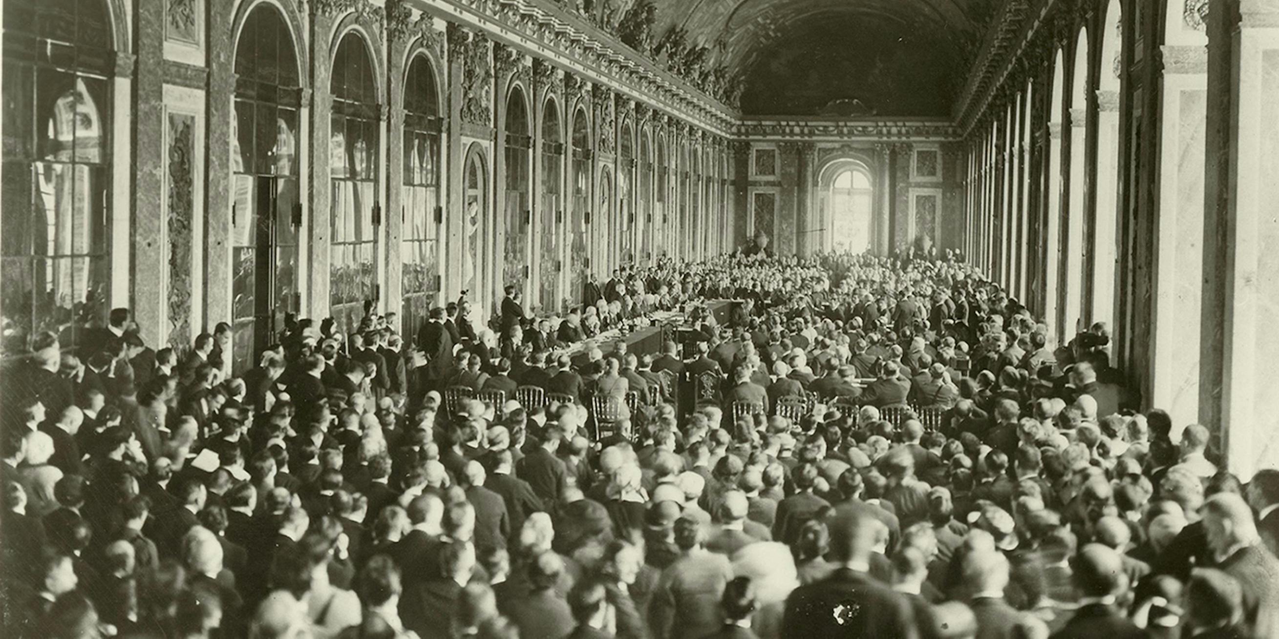 Verdrag van Versailles - vredesverdrag januari 1919