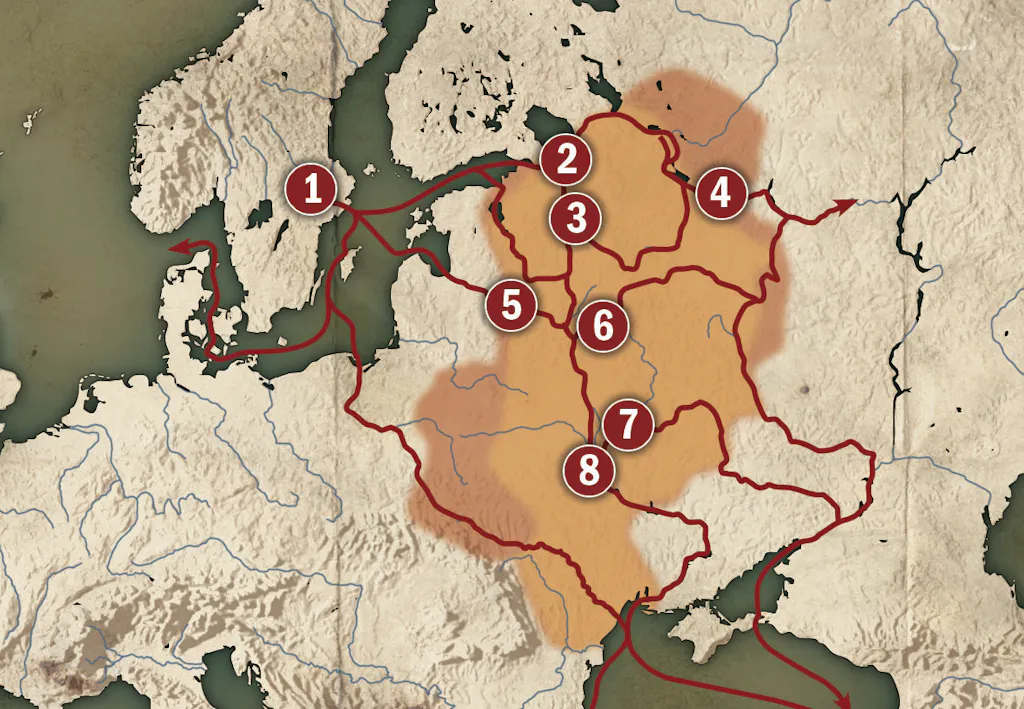 ROESRIJK: Vikingen stichtten grootste rijk van Europa | historianet.nl
