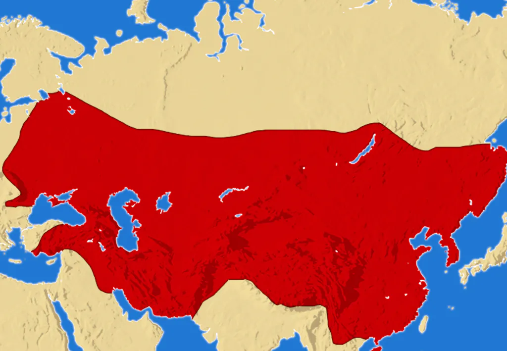 Hoe groot was het Mongoolse Rijk? | historianet.nl