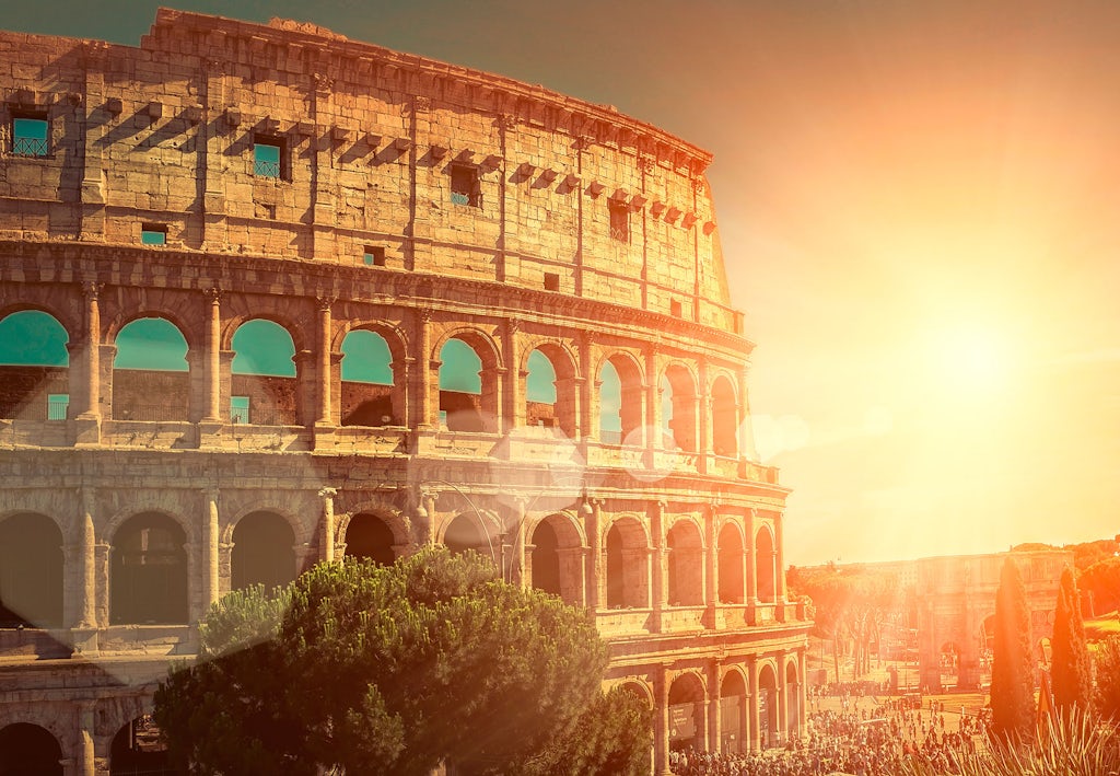 Colosseum i Rom i romarriket Colosseum i Rom i romarriket
