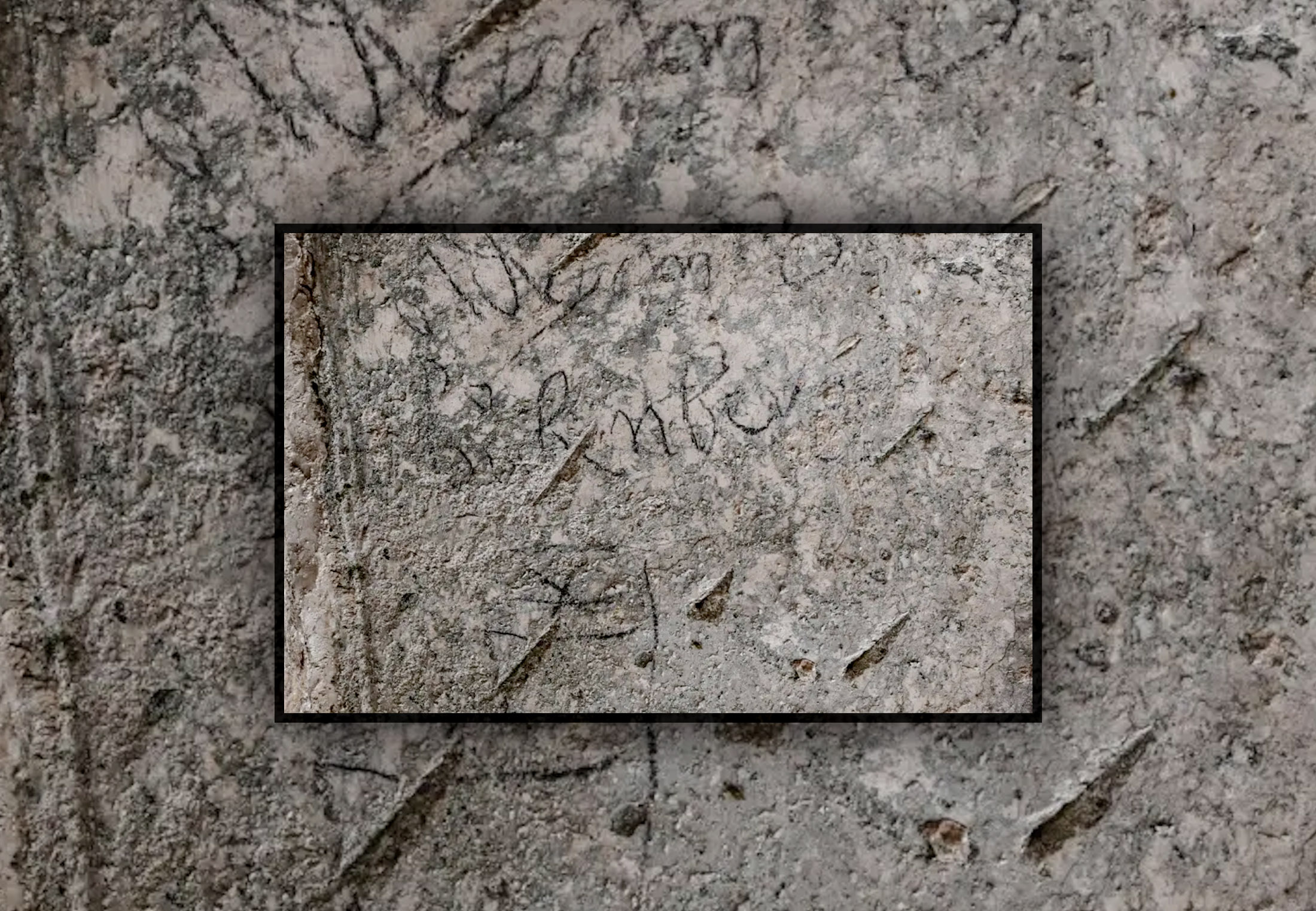 Graffiti uit riddertijd gevonden in graf koning David | Historianet.nl
