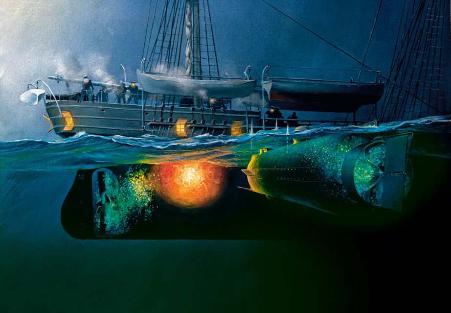 Met de Hunley begint de oorlog onder zee | historianet.nl