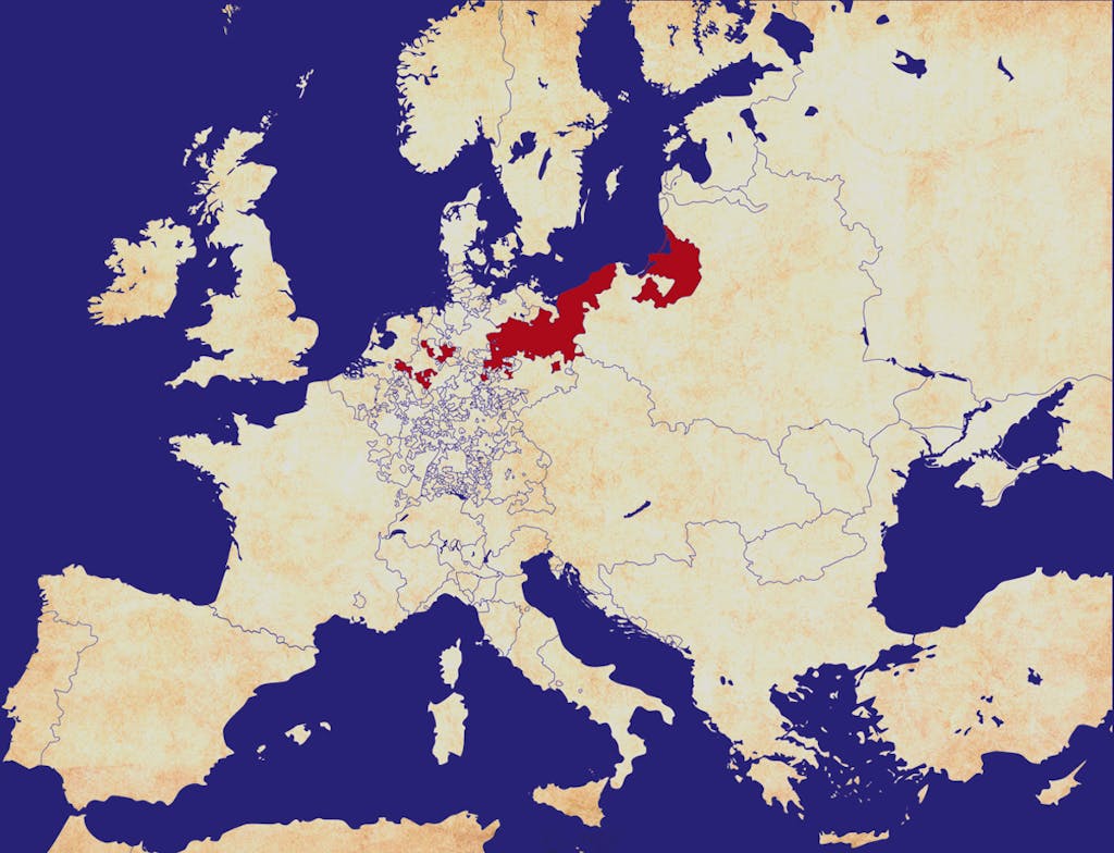 Brandenburg-Preussen 1714.