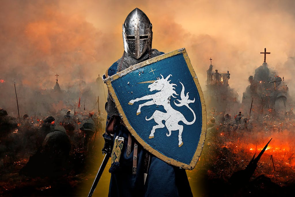 Historiske Riddere Korstoget skulle redde en svak pave | historienet.no