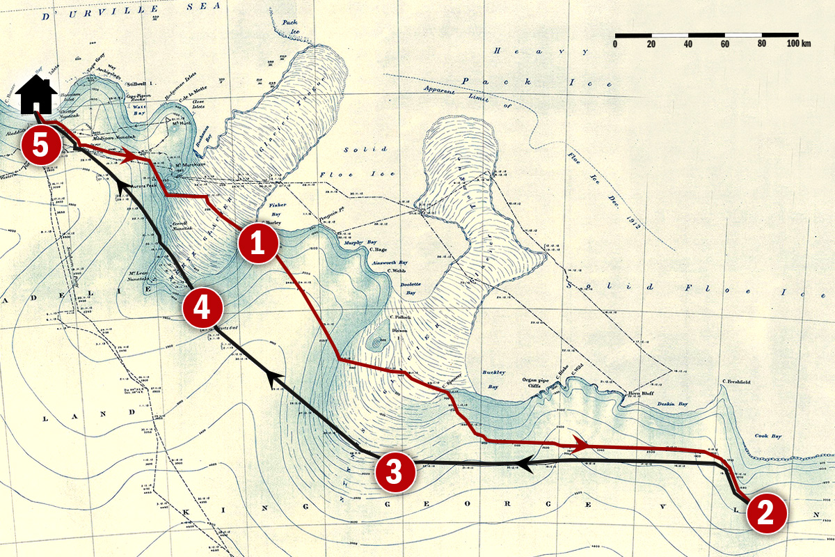 Douglas Mawson︱Dödskamp i Antarktis | varldenshistoria.se