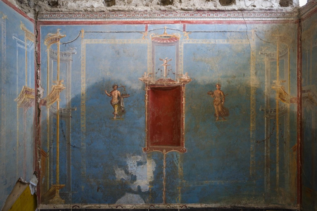 Romersk lyxfärg undersökt i Pompeji: Så dyrt var det att måla ett rum ...