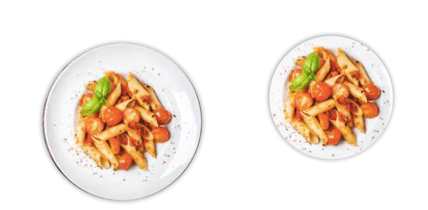 Størrelse på porsjoner