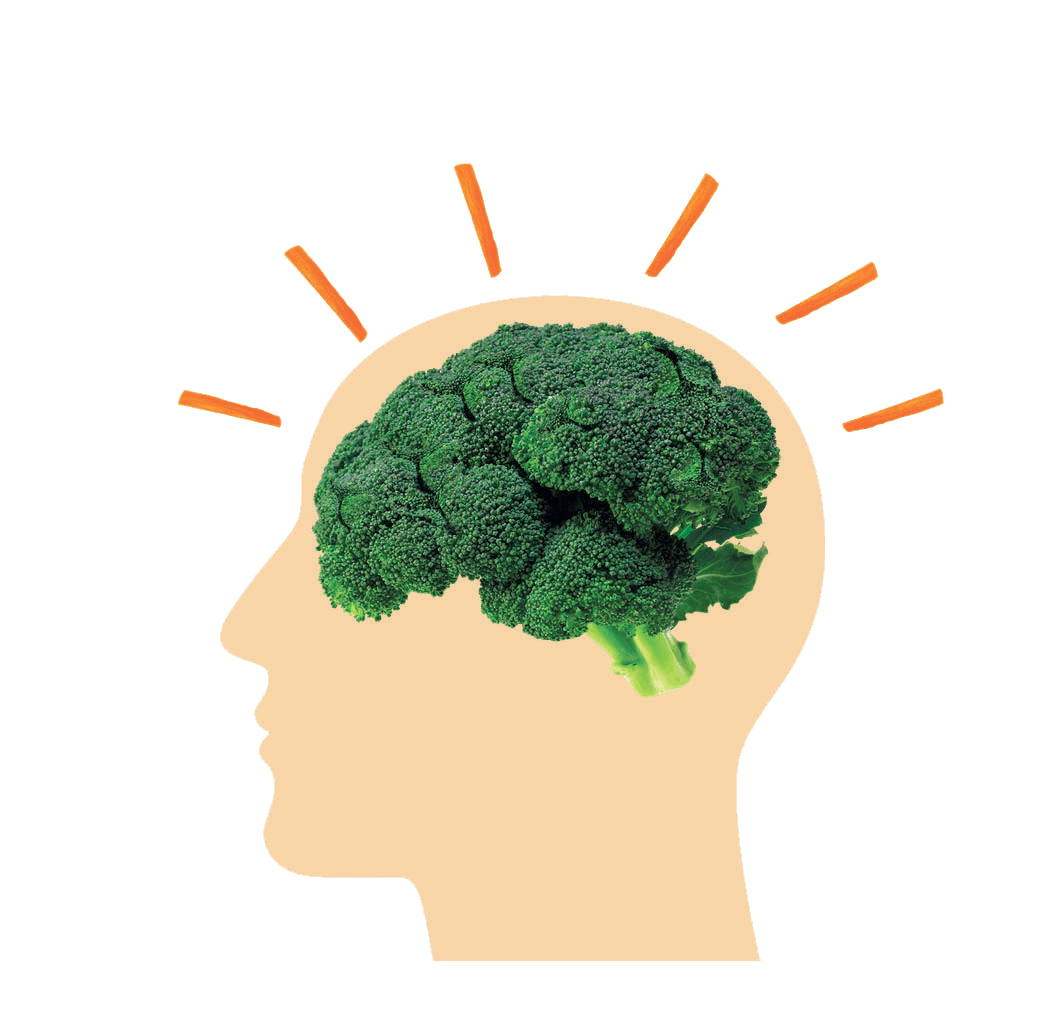 Broccoli för minnet är bra frukost
