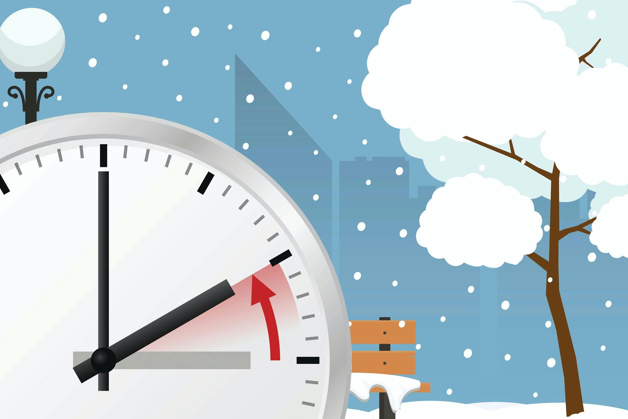 Vintertid – ställ tillbaka klockan sista helgen i oktober.