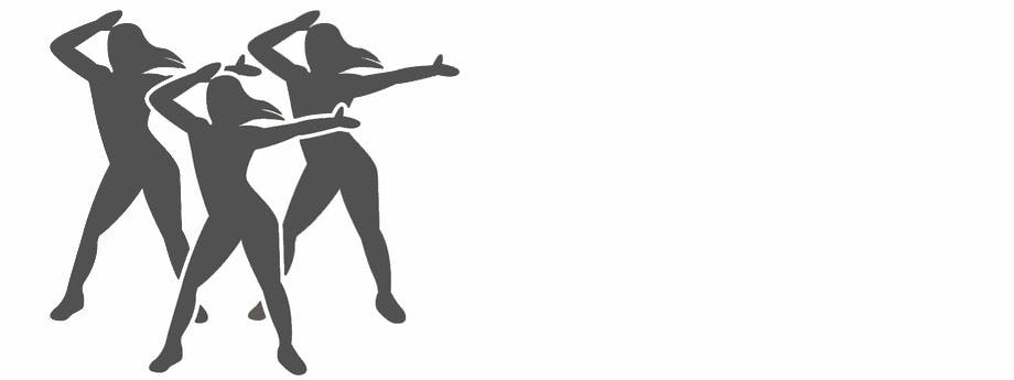 Animation av kvinnor på gruppträning