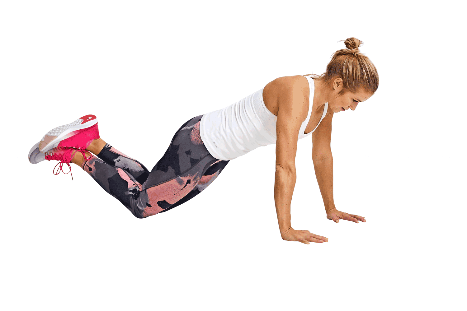 Etunojapunnerrukset polvien varassa