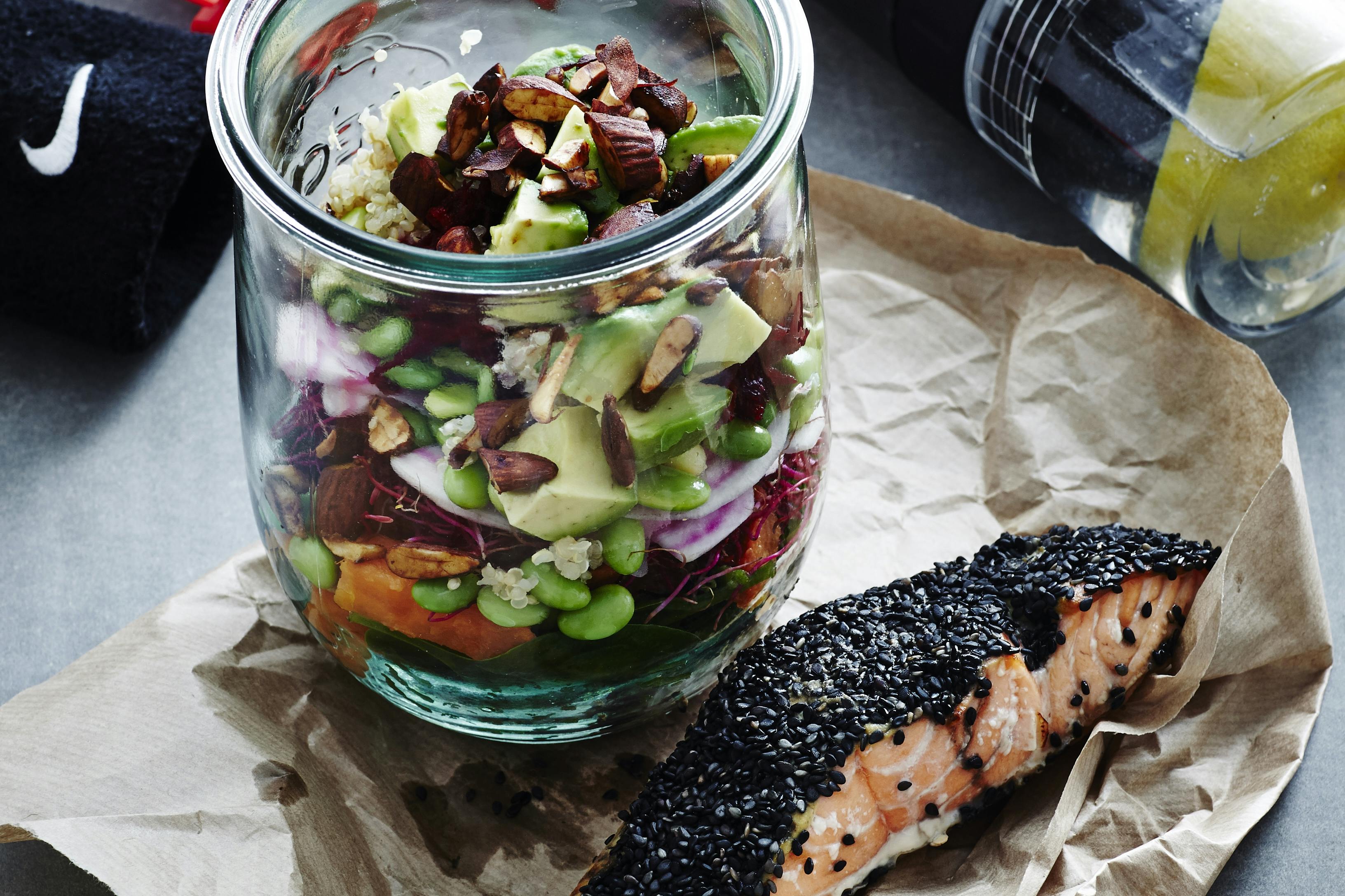 Lax med sallad