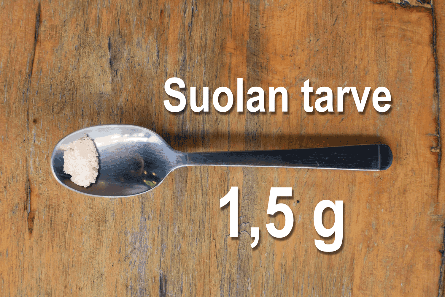 Päivittäinen suolantarve