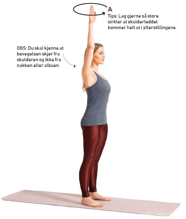 Øvelse: skuldersirkler