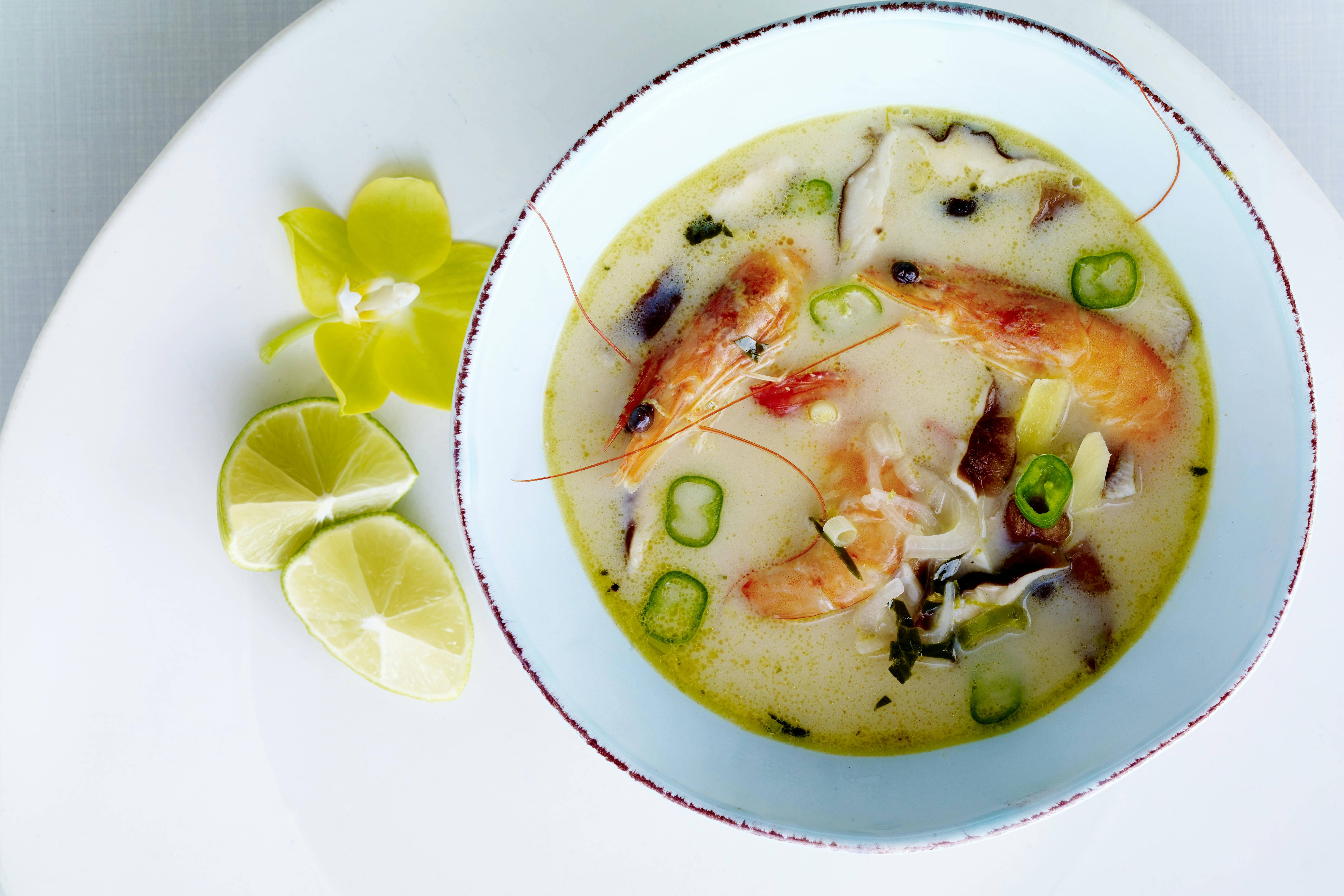 Skål med suppe